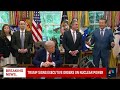 LIVE: Trump signs executive orders at the White House | NBC News  - 35:00 min - News - Video