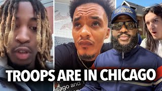 "We're Not Scared of Trump's Troops Arriving In Chicago," People Say They Aren't Scared of ICE, HSI