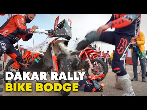Dakar 2021: Daniel Sanders Bodges His Bike and Gets Facial Stitches
