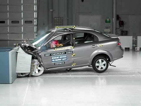 Video Crash test Chevrolet Aveo (Kalos) Sedan since 2005