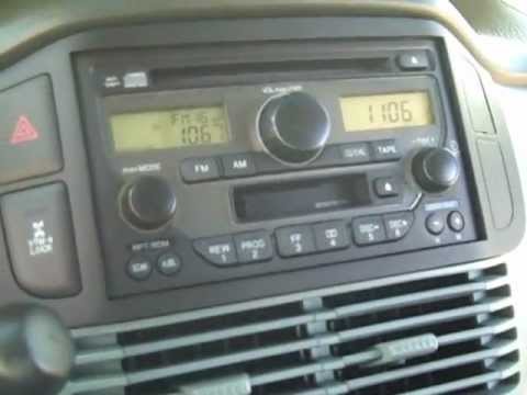 Removing honda pilot car stereo