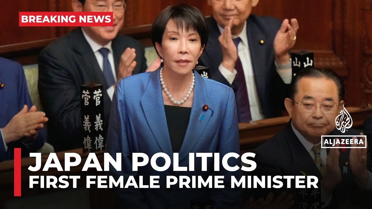 Sanae Takaichi becomes Japan's first female prime minister after parliamentary vote