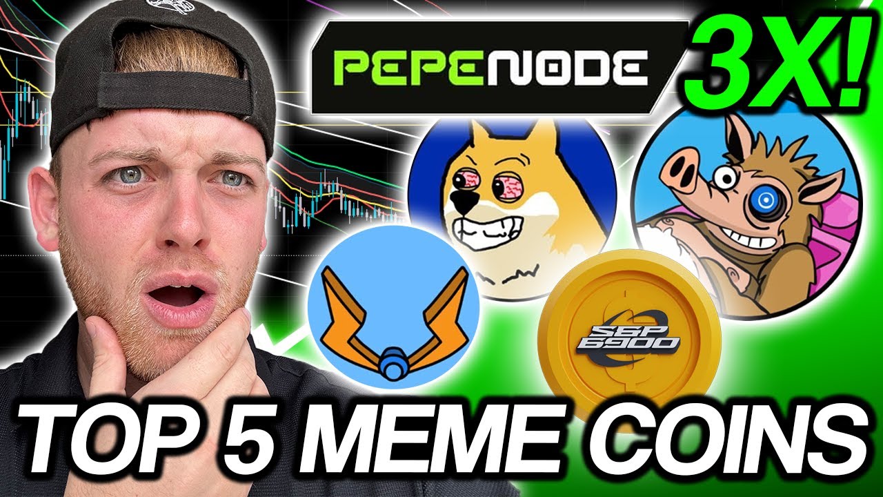 5 BEST MEME COINS To Buy Now | The NEXT SHIBA INU!!