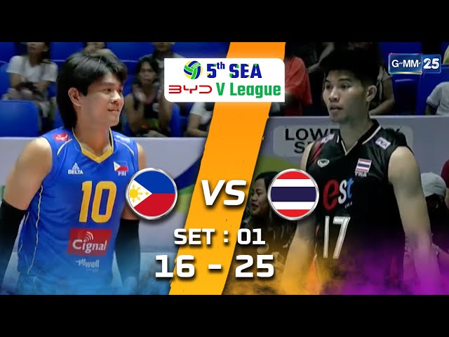 Philippines 🇵🇭 vs Thailand 🇹🇭 | Highlight (SET 1) | 10 ก.ค. 68 | SEA V.League