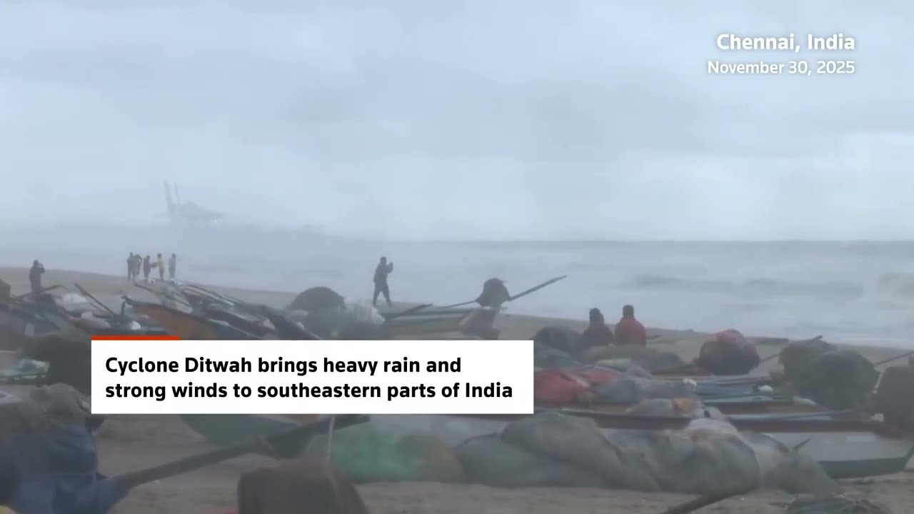 Cyclone Ditwah hits southeast India with heavy rains, gusty winds | REUTERS