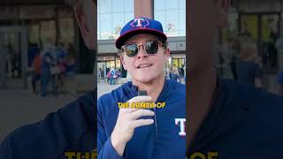 Can Rangers fans say nice things about Astros fans? 😂🤐 #mlbpostseason #astros #rangers