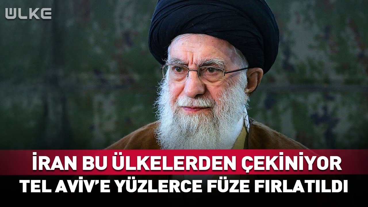 İran Bu Ülkelerden Çekiniyor! Tel Aviv'e Yüzlerce Füze Atıldı...