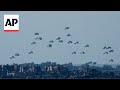 Aid airdropped into Gaza Strip as Israel continues its war against Hamas