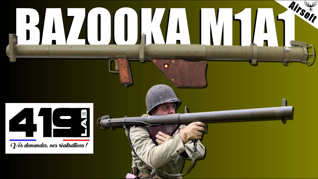 ? Bazooka M1A1 3D - 419LAB - REVIEW AIRSOFT