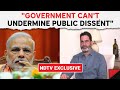 Prashant Kishor Interview | Prashant Kishor: Government Cant Undermine Public Dissent