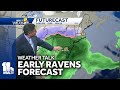 Weather Talk: Rain expected for Ravens vs. Chiefs