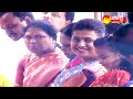 Minister RK Roja Visuals at Vakula Matha Temple | CM YS Jagan | Sakshi TV