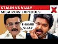 VIJAY vs STALIN: MK Stalin Calls Vijay ‘Thambi’ While Recalling His MISA Arrest Attempt In 1976