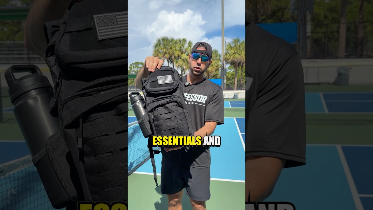 The Most Convenient Pickleball Bag 💼 #pickleball #pickleballvideos #pickleballshorts