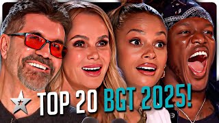 TOP 20 Auditions on Britains Got Talent 2025!