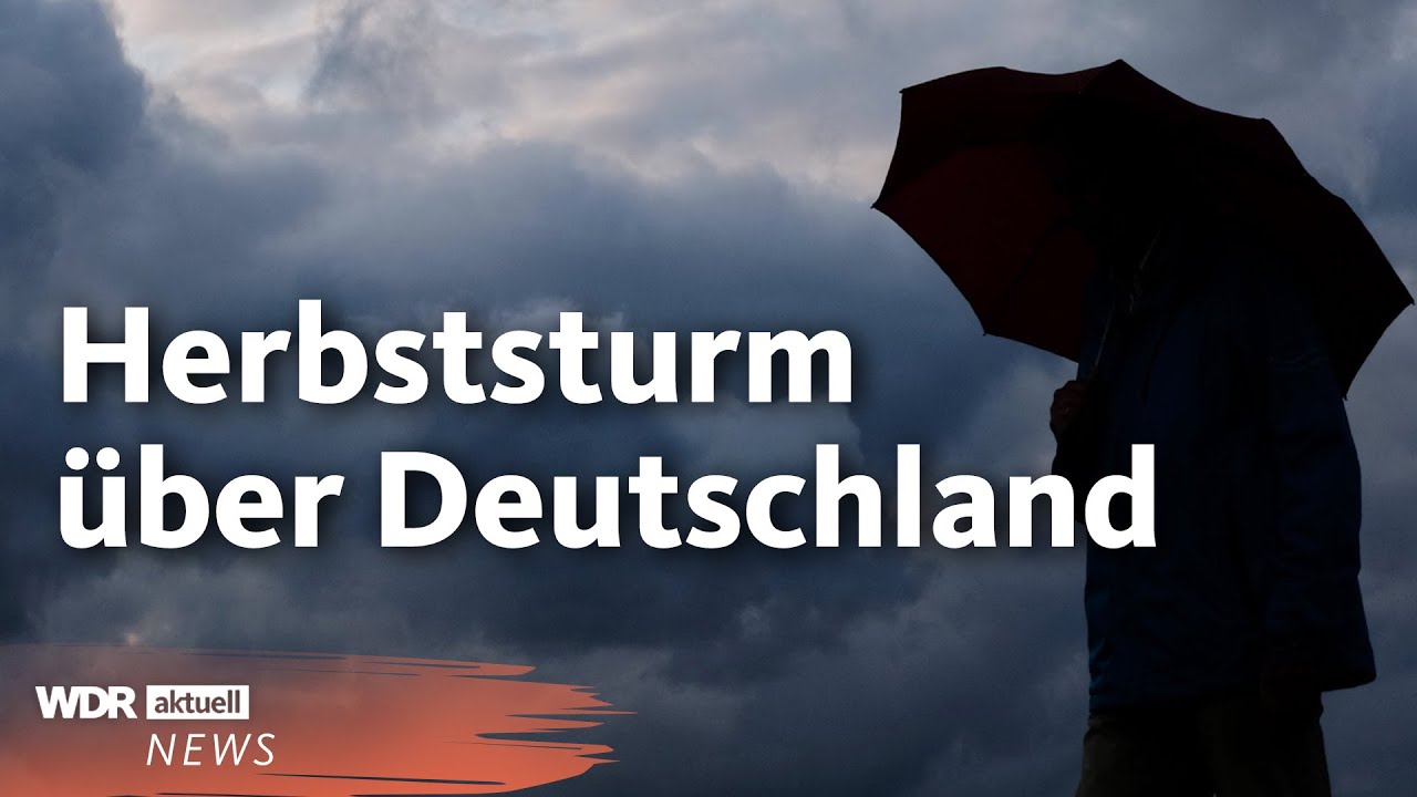 Herbststurm „Joshua“ in NRW: So windig wird es | WDR aktuell