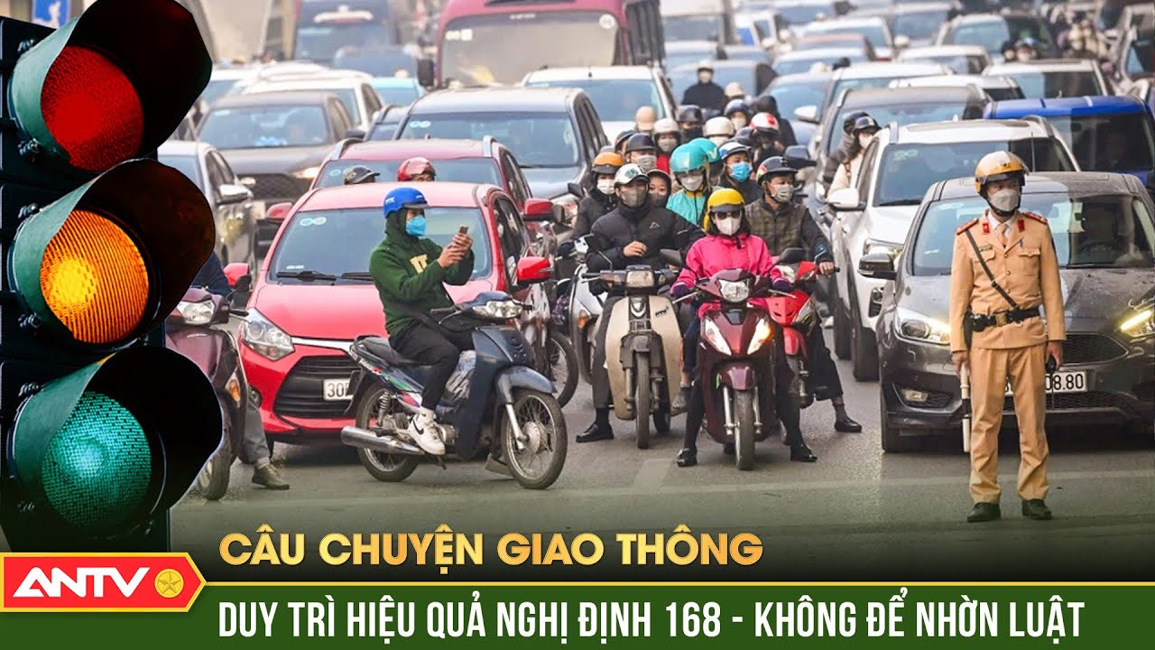 Nhờn' luật, hàng loạt tài xế xe ôm nhơn nhơn leo vỉa hè bất chấp luật giao thông | ANTV