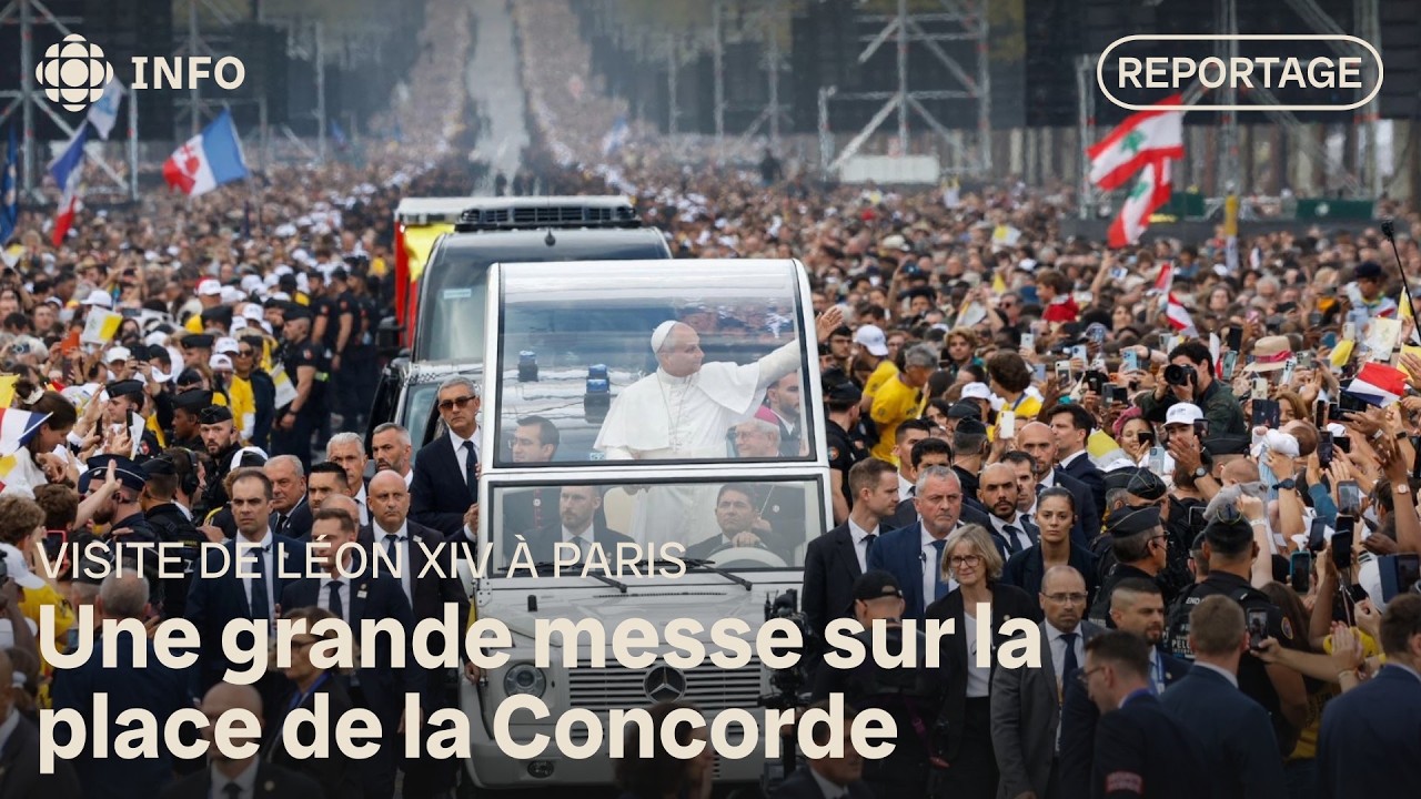 Le pape Léon XIV acclamé en France