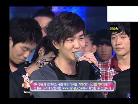 20080918 엠카운트다운 1위수상 (데뷔후 첫1위, 종현 눈물).avi
