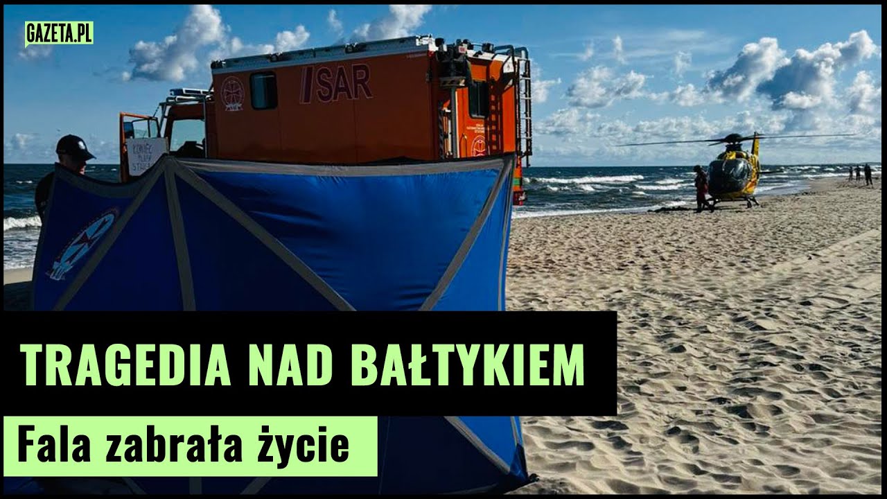 Tragedia w Stegnie: Ojciec utonął ratując córki nad Bałtykiem | Gazeta.pl