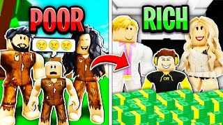 Roblox POOR Family VS RICH Family In Brookhaven.. 🤑😭