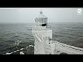 Lighthouses shrouded in ice on Lake Michigan shore  - 01:13 min - News - Video
