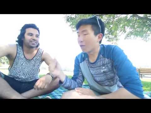 Korean guy sings