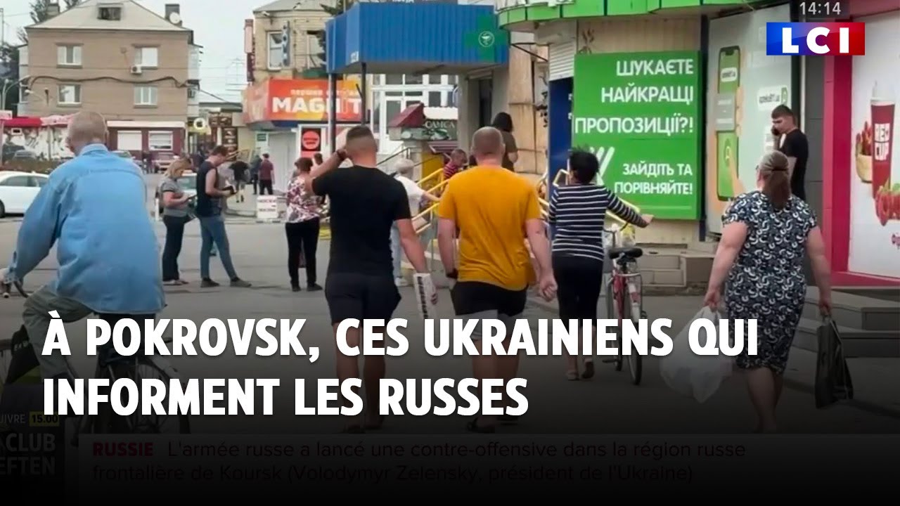 LCI sur le terrain : À Pokrovsk, ces Ukrainiens qui informent les Russes