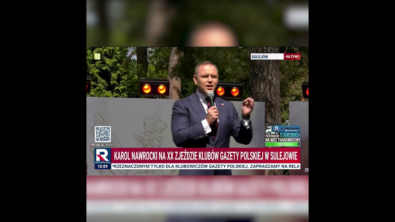 Nawrocki: Wśród was jest wiele przyjaciół, ludzi, których dobrze znam od wielu lat.