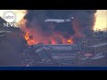 Massive inferno burning at industrial park in New Jersey