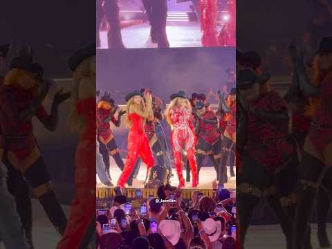 Beyonce & Blue Ivy performs “SUMMER RENAISSANCE + BUCKIIN” on the Cowboy Carter Tour #beyonce #live