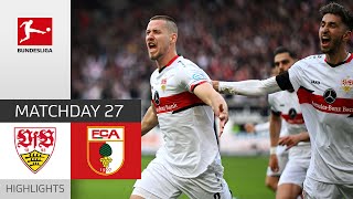VfB Stuttgart — FC Augsburg 3-2 | Highlights | Matchday 27 – Bundesliga 2021/22