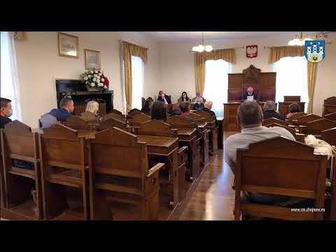 Kadr z filmu XLVI nadzwyczajna sesja Rady Miejskiej Chojnowa, 05.11.2021, godzina 14.00