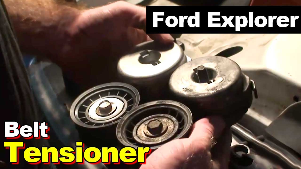 How to replace belt tensioner on ford explorer