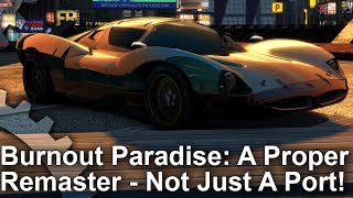 Burnout Paradise Remastered - Xbox One X/Xbox One vs Original PC Comparison