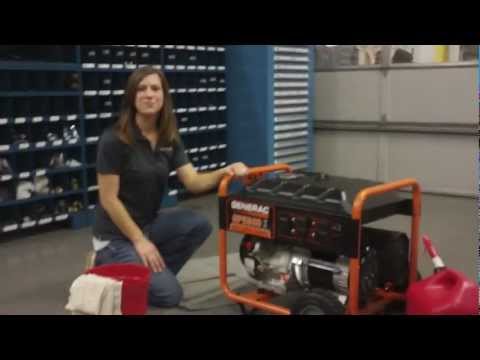 Troubleshooting a Generac Portable Generator with  Stale Gasoline