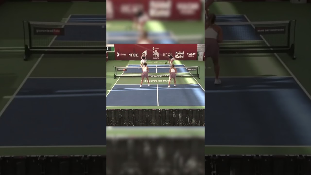 We love a dink-filled women's doubles point | Walker-Walker v. Nelson-Tschetter