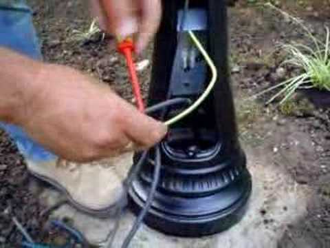 Ace Lamps Video on wiring your lamp post - YouTube yard light and plug wiring diagram 