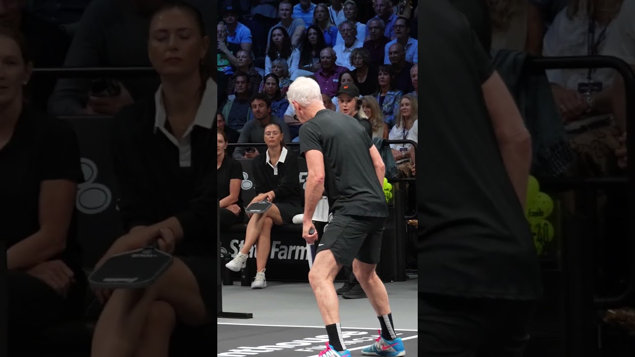 💀 They Called John McEnroe a SENIOR CITIZEN?! #johnmcenroe #pickleball #shorts