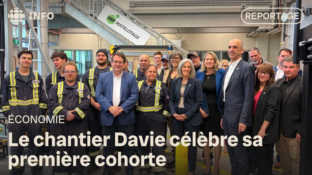 Une première cohorte d’élèves en construction navale au travail