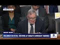 LIVE: FBI Dir. Patel testifies before Senate committee at oversight hearing  - 04:29:11 min - News - Video