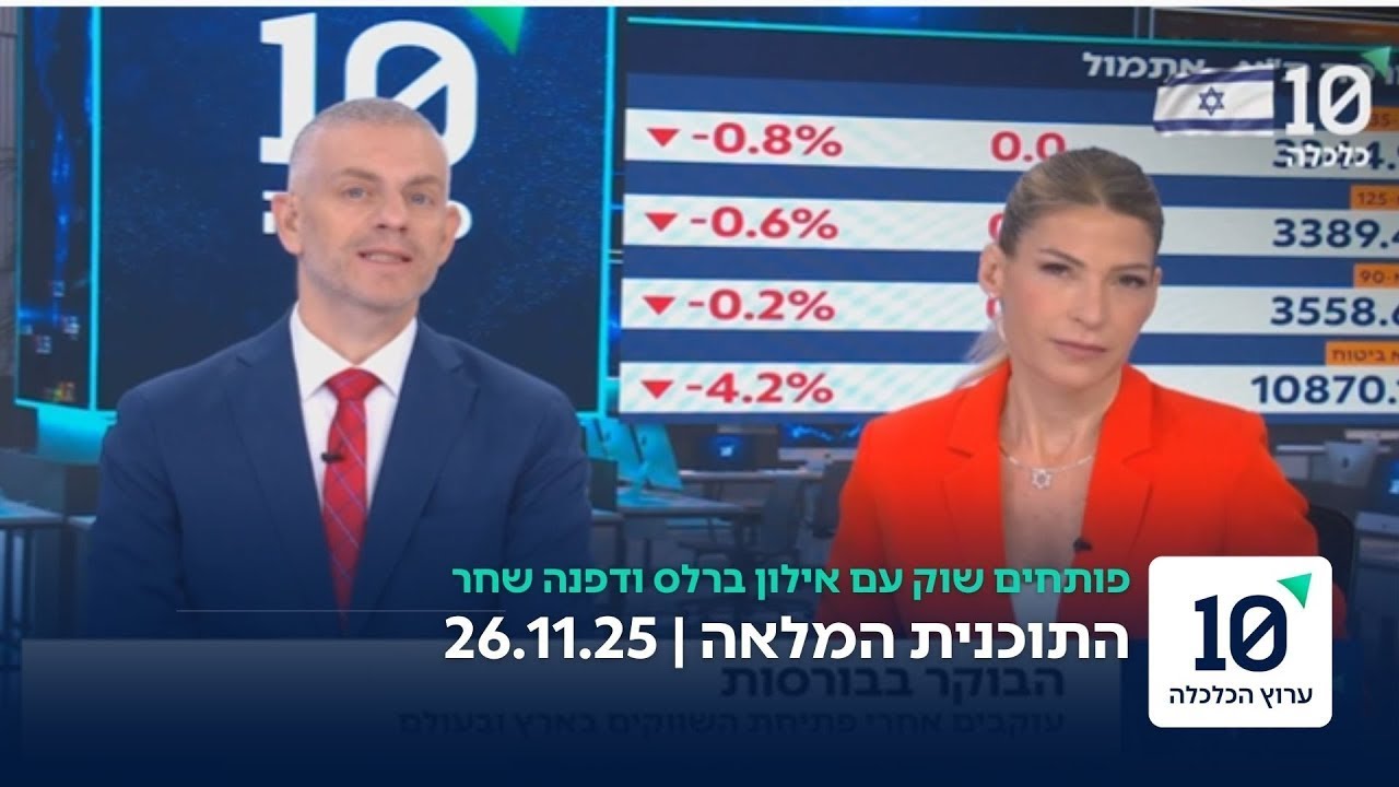 פותחים שוק עם אילון ברלס ודפנה שחר - התוכנית המלאה 26.11.25