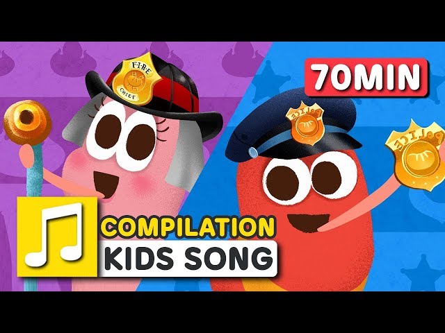 Great Jobs in the World and other songs | 75 min | LARVA KIDS | Nursery Rhyme for kids