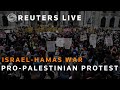 LIVE: Pro-Palestinian demonstration in New Yorks Bryant Park