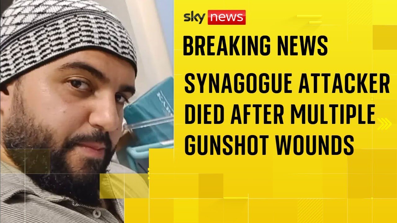Manchester synagogue attacker died of multiple gunshot wounds, inquest hears