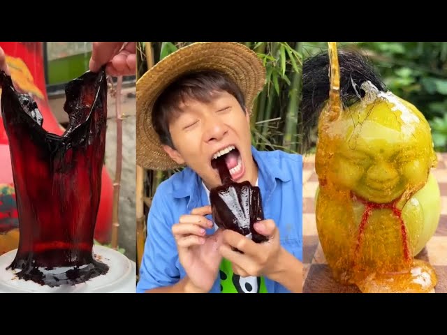Challenge to eat only bones for a day | Chinese Mountain Forest Life and Food #Moo Tik Tok #FYP