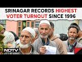 Voter Turnout | Srinagar Records Highest Voter Turnout Since 1996 In Lok Sabha Elections