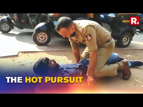 Watch: A Cop chases down mobile thief in cinema style; 2 min chase sequence caught on camera Watch: A Cop chases down mobile thief in cinema style; 2 min chase sequence caught on camera