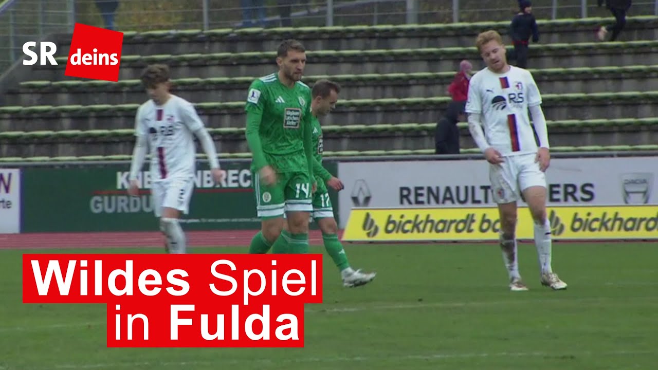 Fußball, Regionalliga Südwest: SG Barockstadt Fulda-Lehnerz – FC 08 Homburg