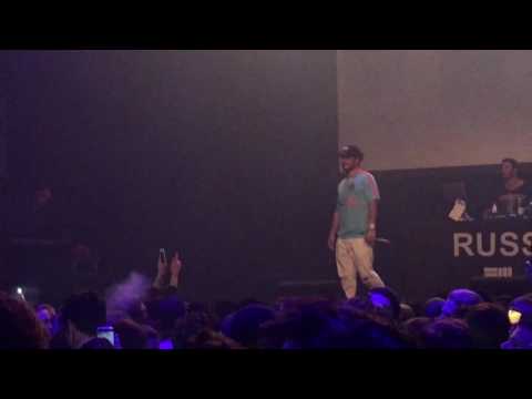 Russ kicks out 'fan'